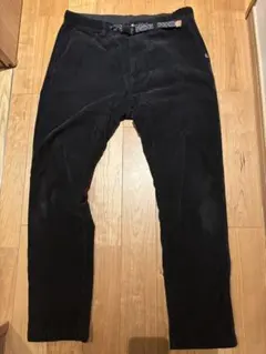 grn コーデュロイパンツブラック サイズ3（L相当）ベルト付き