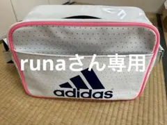 adidas アディダス エナメル ショルダーバッグ スポーツバッグ 白