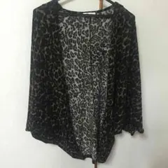 SLY LANG＊レオパード柄ドルマンカーデ