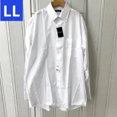 【未使用タグ付き】LUISANTボタンダウンワイシャツ LL（43）-86