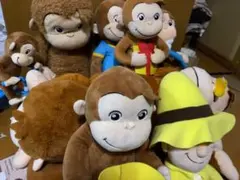 おさるのジョージ ぬいぐるみ　おまとめ　9点セット