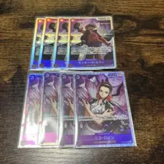 モンキー・D・ルフィ ST26-005 4枚＆ニコ・ロビンST26-003 4枚のサムネイル