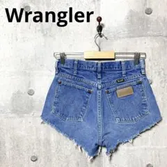 Wrangler ラングラー レディース カットオフデニムショートパンツ w26のサムネイル