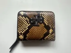 TORY BURCH パイソン 二つ折り 財布 ウォレット