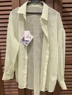 シアーオーバーシャツ　シアーシャツ