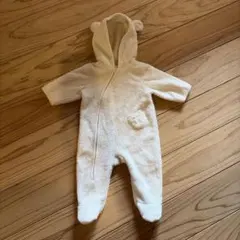 送料無料　babyGAP カバーオール　フリース　クマ