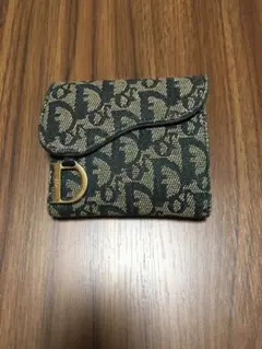 レア廃盤モデル LADY DIOR ミニ財布 ウルトラマット 黒 カナージュ