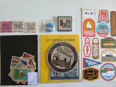 トラベラーズファクトリー　活版ステッカー&マグネット他