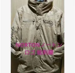 NORTONノートンNORTONロゴ希少な 総刺繍 エスニック柄★