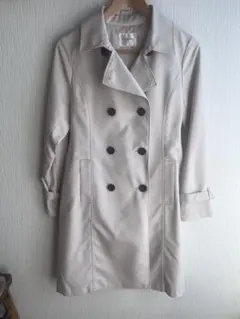 GLACIER ライトベージュ トレンチコート L