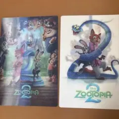 ズートピア 3Dポストカード ジュディ ニック ディズニーストア