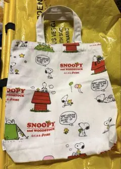 非売品　スヌーピー トートバッグ ＦＩＲＥ ウッドストック SNOOPY