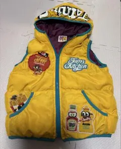 ＪＡＭ　イエロー フード付きダウンベスト