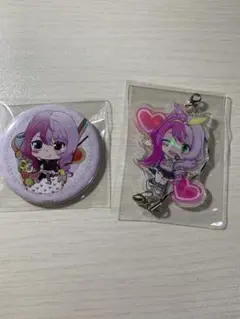 コンパス　メグメグ 缶バッジ アクキー