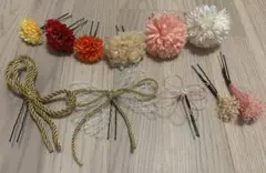 和装小物 髪飾り 11点セット ウェディング前撮り