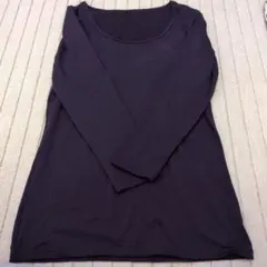 ダークパープル 長袖シャツ LL（ヒートテック）