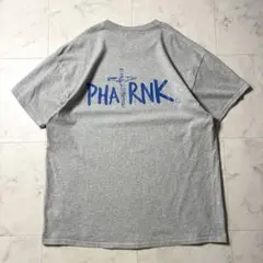 【XL】PHATRNK キリストロゴ バックプリント 半袖Tシャツ グレー