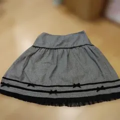 千鳥格子柄 スカート キッズ