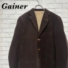 Gainer ゲイナー キュプラ使用 カジュアルジャケット メンズ ブラウンのサムネイル