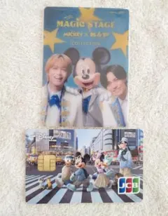 ミッキー×キンプリ『MAGIC STAGE』 クリアカード　JCBステッカー付