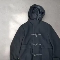 黒　vintageダッフルコート　毛