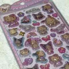 サンリオ 日焼け うるちゅるポップシール ボンボンドロップシール キティ