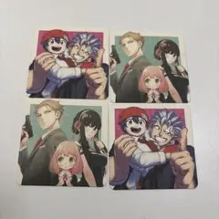 SPY×FAMILY アンデットアンラック コースター　4枚セット