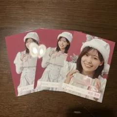 櫻坂46 生写真 2025年 サンタ衣装　松田里奈