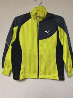 PUMA プーマ　ジャージ上　黄/黒　130cm