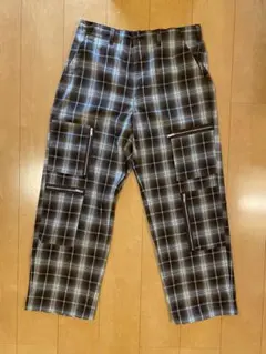 GU × UNDERCOVER チェックパンツ