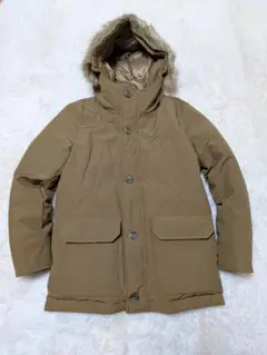 ユニクロ　美品　ウルトラウォームハイブリッドコート　M キャメル　UNIQLO
