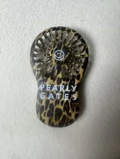 未使用　PEARLY GATES コンパクトハンディファン レオパード柄のサムネイル