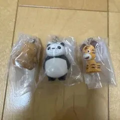 パンダコパンダ めじるしアクセサリー　トラちゃん　パパンダ　カレーパンちゃん