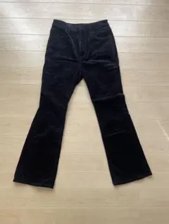 GU ブラック フレアパンツ