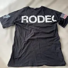 RODEO CROWNS ロゴロング丈 Tシャツ ブラック　チュニック　ワッペンのサムネイル