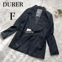 タグ付き＊デュレル【F】テーラードジャケット 裏地ストライプ シングル きれいめ