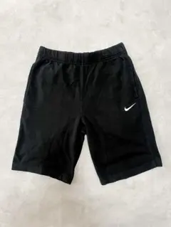 NIKE 刺繍 ハーフショートパンツ スポーツウェア ブラック サイズMのサムネイル