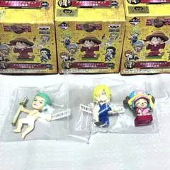 ワンピース 麦わら絵巻 ゾロ サンジ チョッパー デスクトップフィギュア