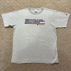 【10/14迄価格】 Champion チャンピオン Tシャツ グレー