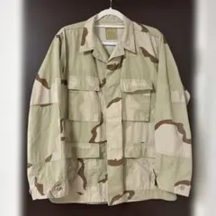 デザートカモ BDUジャケット 迷彩　カモフラ　L相当 ARMY ミリタリー