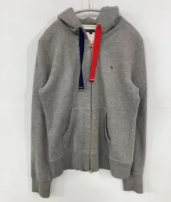 【TOMMY HILFIGER】グレー パーカー L