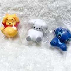 【新品】ディズニー きゅむころ プーさん ベイマックス スティッチ ソフビのサムネイル