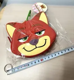 ニック　ズートピア　ディズニー　シリコンポーチ　フェイス　パスケース　チャーム