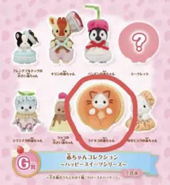 シルバニア一番くじ　G賞　ラテネコの赤ちゃん