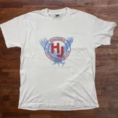 90s USA Hanes ヘインズ 企業 イーグル シングル L Tシャツ