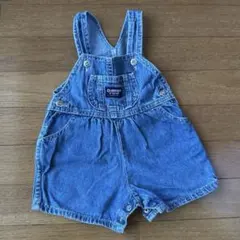 OshKosh B'GOSHデニムロンパース 6/9M