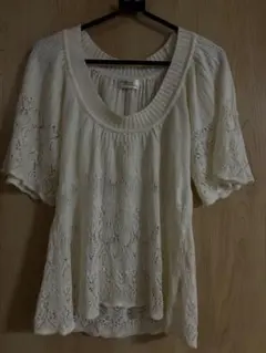 【Mallorca Finisterra】透かし編みニット Mのサムネイル