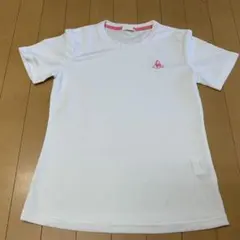 X1943 ホワイト M ルコック　スポーツ　Tシャツ レディース