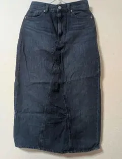 UNIQLO JEANS ダークデニム ロングスカート
