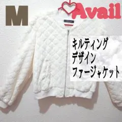 美品 Avail キルティング デザイン ファー ジャケット♥️M GRL GU